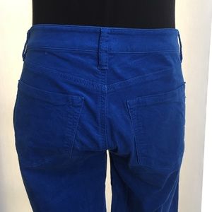 LOFT Super Skinny Corduroys Royal Blue